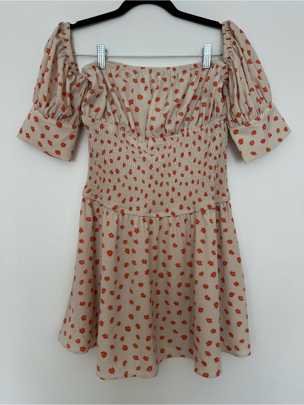 Women’s Smocked Off-Shoulder Floral Dress